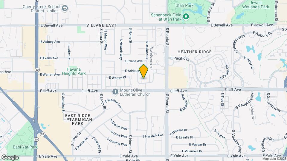 2282 S Oakland Way Map and Location Details