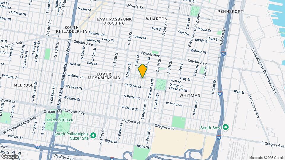 2317 S Beulah St Mapa y Detalles de la Ubicación