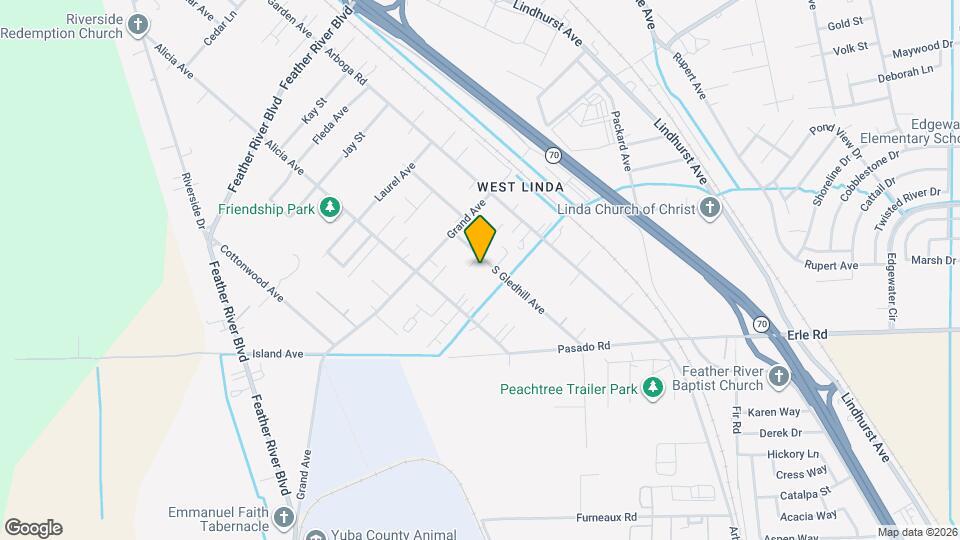 5588 S Gledhill Ave Map and Location Details