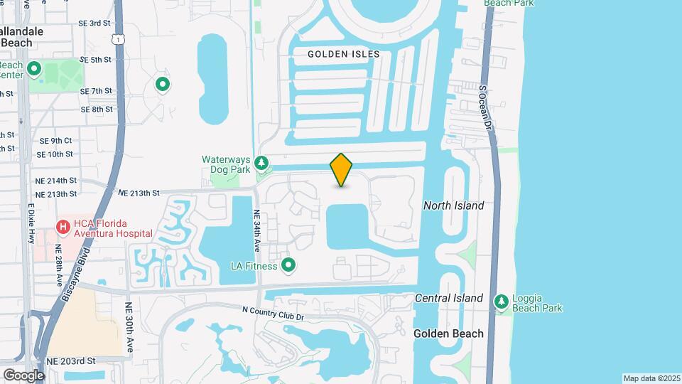3610 Yacht Club Dr, Unit 1211 Map and Location Details