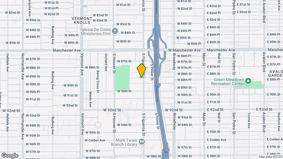 8823 S Figueroa St Mapa y Detalles de la Ubicación