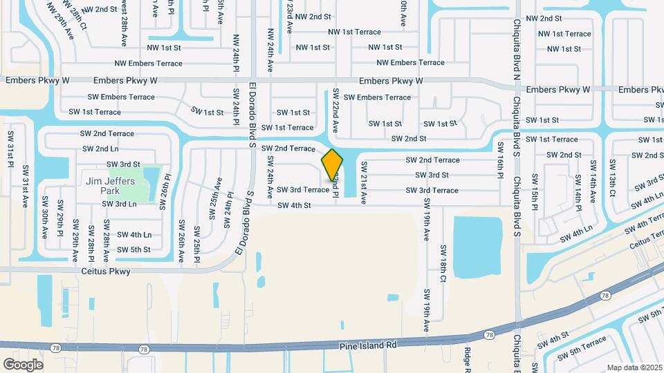 244 SW 22nd Pl Map and Location Details