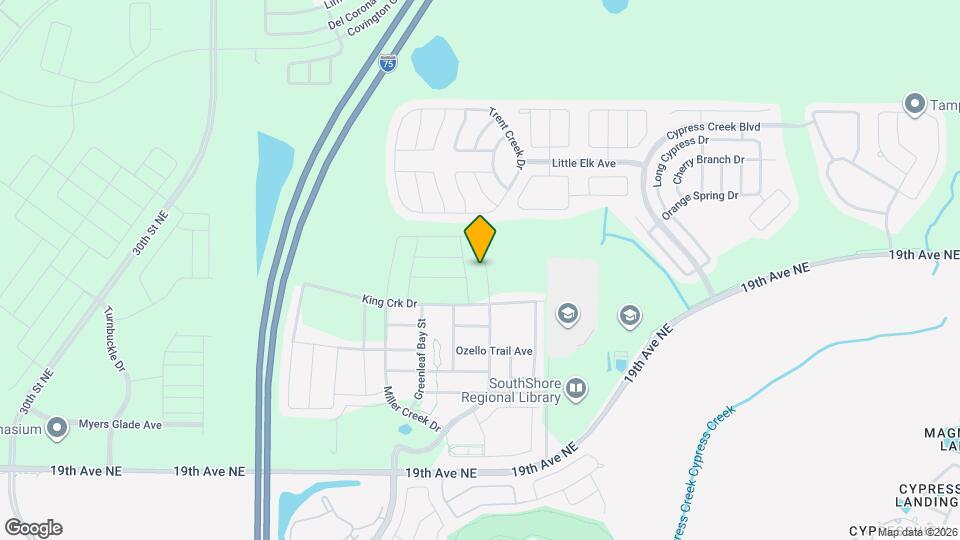 15535 Miller Creek Dr Mapa y Detalles de la Ubicación