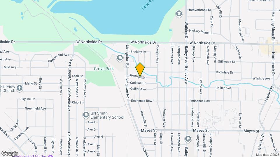 1415 Geeston St Map and Location Details