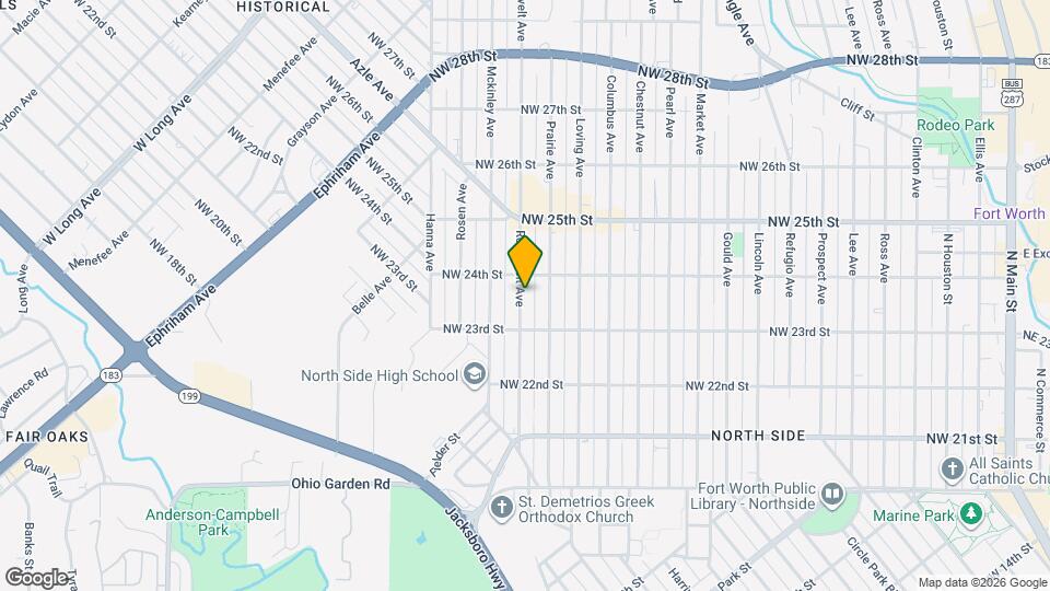 2316 Roosevelt Ave Map and Location Details