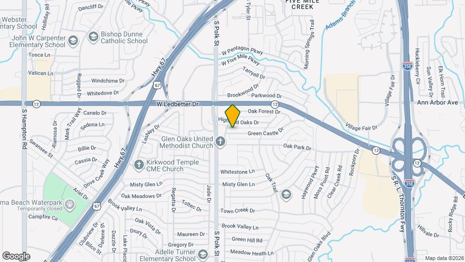 977 Green Castle Dr Map and Location Details