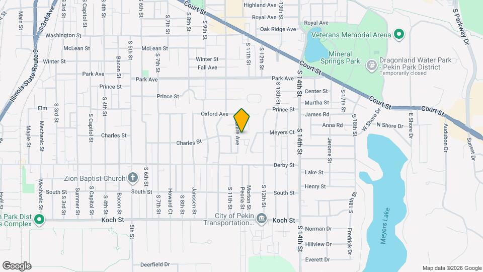 1118 Shire Ave Map and Location Details