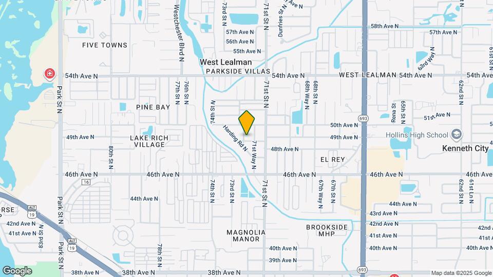 7181 49th Ave N Map and Location Details