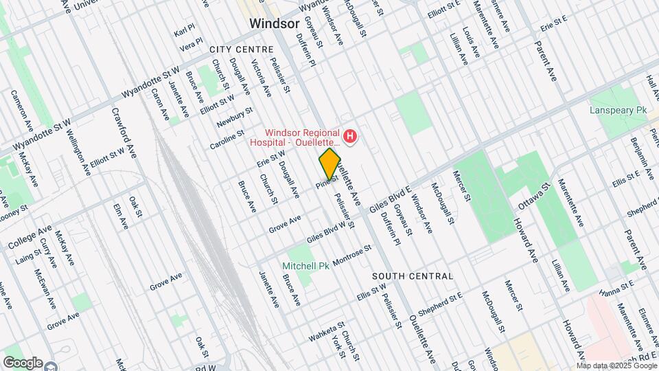 1107 Pelissier St Map and Location Details