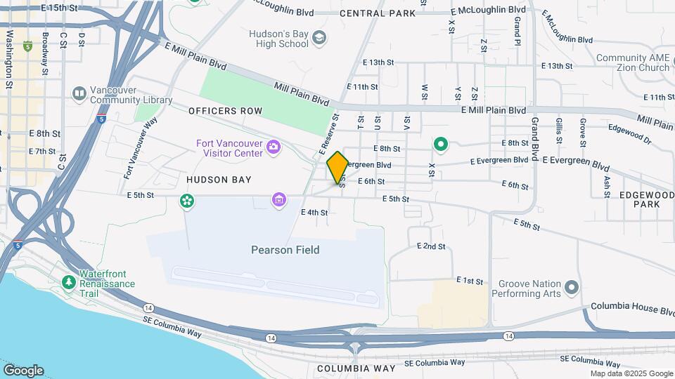 500 S St Map and Location Details
