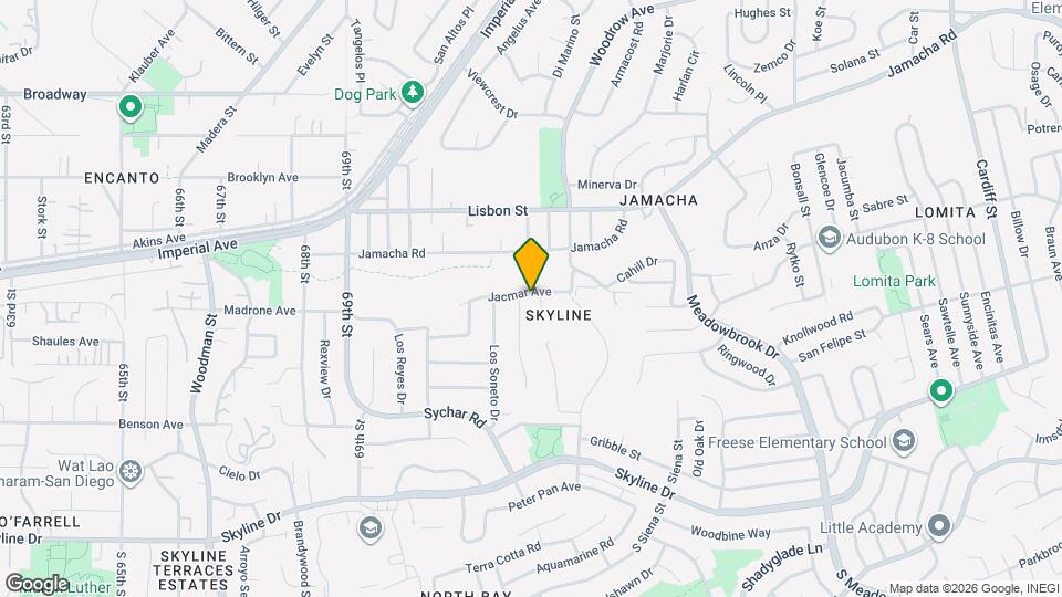 7221 Jacmar Ave Map and Location Details