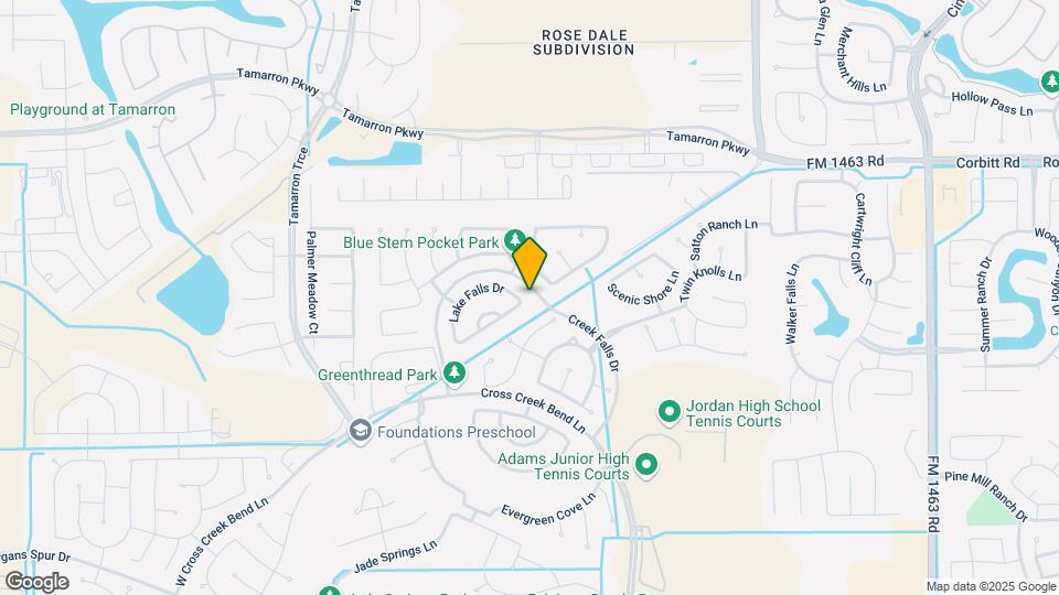 3606 Lake Falls Dr Map and Location Details