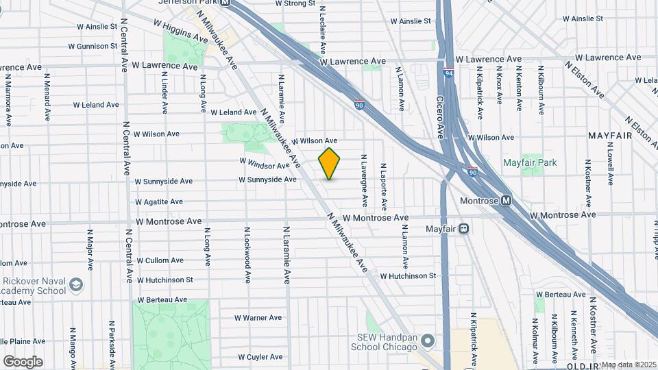 5059 W Sunnyside Ave, Unit Apt # 2 Map and Location Details