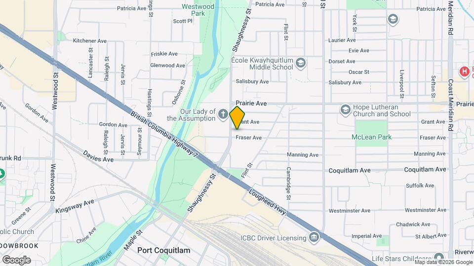 the Residences on Shaughnessy Map and Location Details