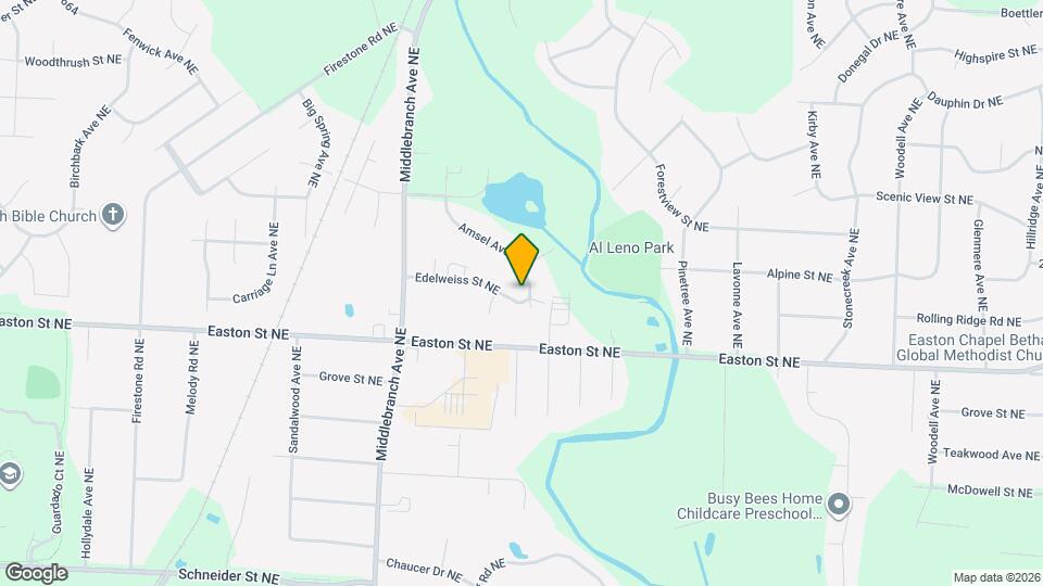 6661 Amsel Ave NE Map and Location Details