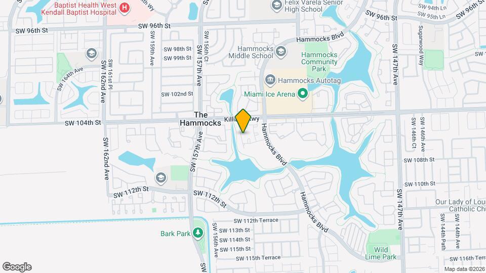 10445 SW 154th Ct Map and Location Details