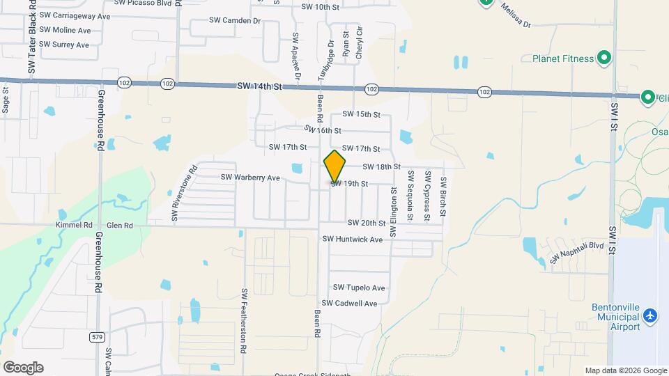 1901 SW Columbus Rd Map and Location Details