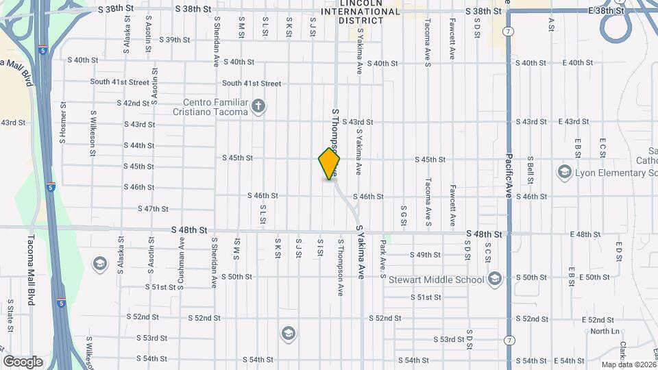 4530-4532 S Thompson Ave Map and Location Details