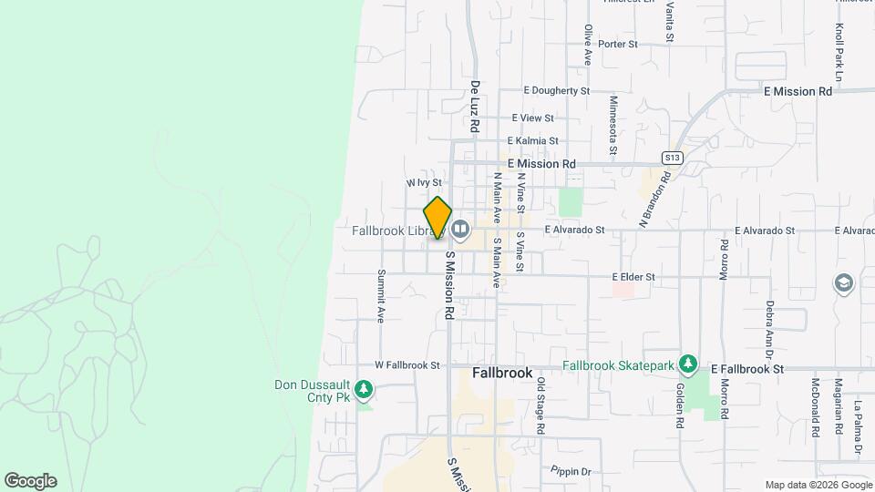 319 W Fig St Map and Location Details