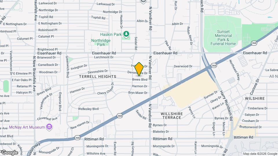 417 Brees Blvd Map and Location Details