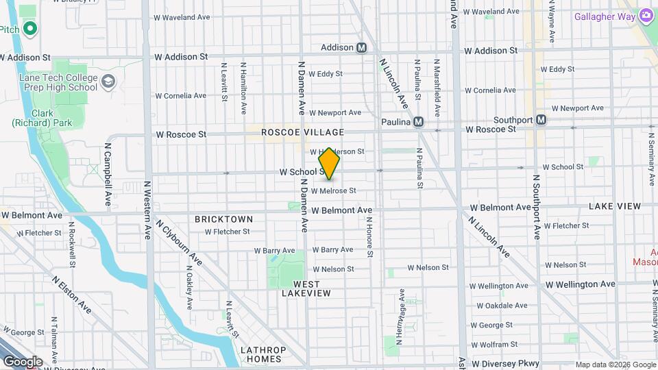 1918 W Melrose St Map and Location Details