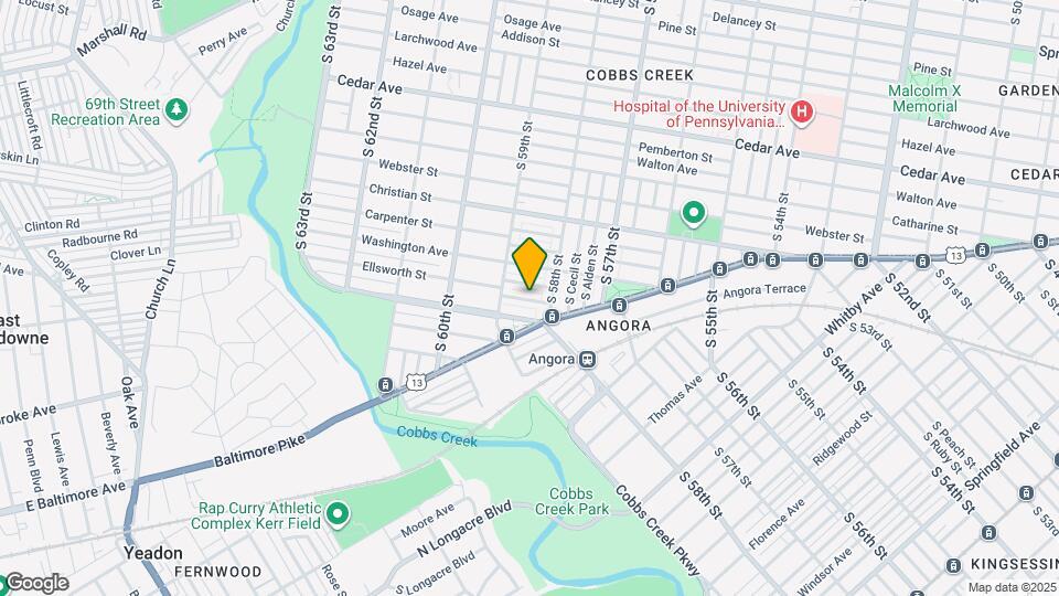 5825 Ellsworth St Map and Location Details