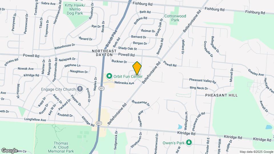 5405 Broomall St Map and Location Details