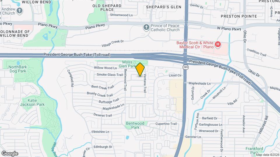 6027 Bent Creek Trail Map and Location Details