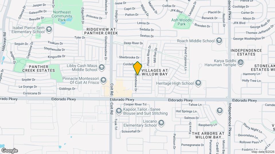 12060 Grandview Dr Map and Location Details