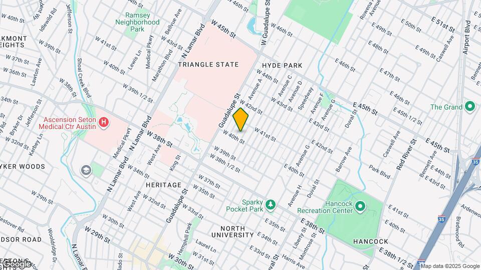 4002 Avenue B Map and Location Details