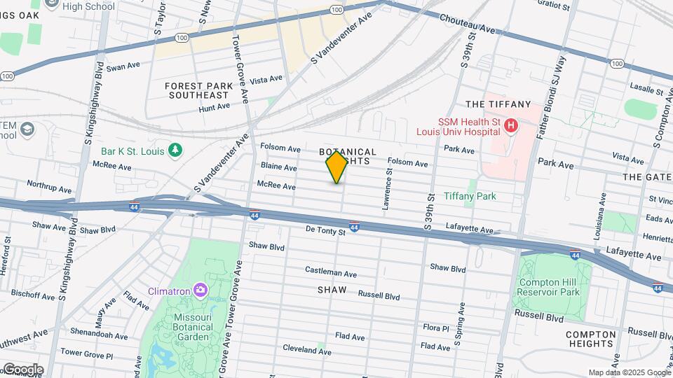 4111 McRee Ave Map and Location Details