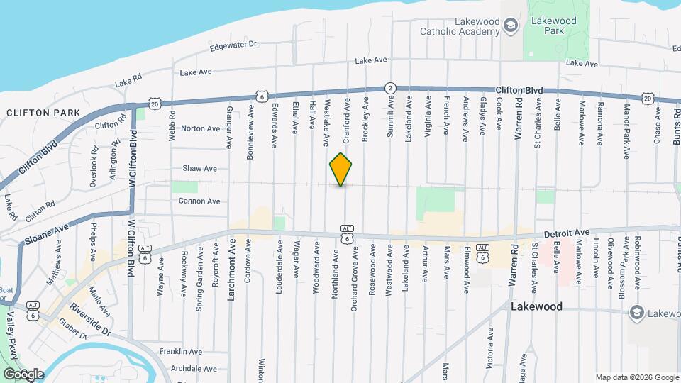 1330 Cranford Ave Map and Location Details
