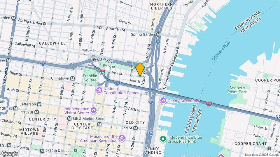 208 Vine St Map and Location Details