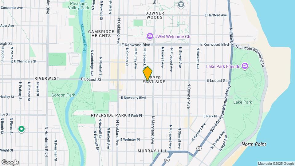 2856 N Frederick Ave, Unit 2856 Map and Location Details