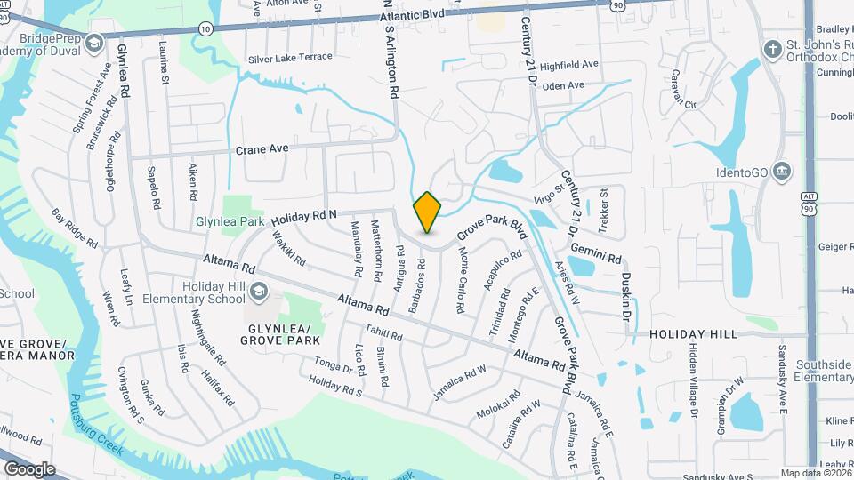 627 Grove Park Blvd Map and Location Details
