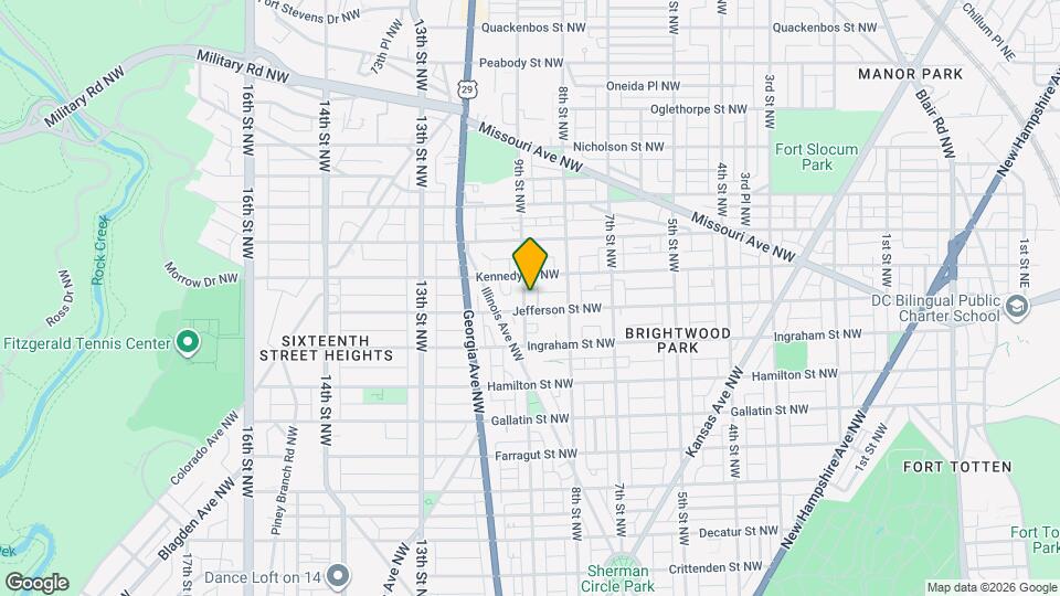 5407 9th St NW Map and Location Details