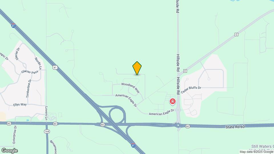 1850 Woodland Way Map and Location Details