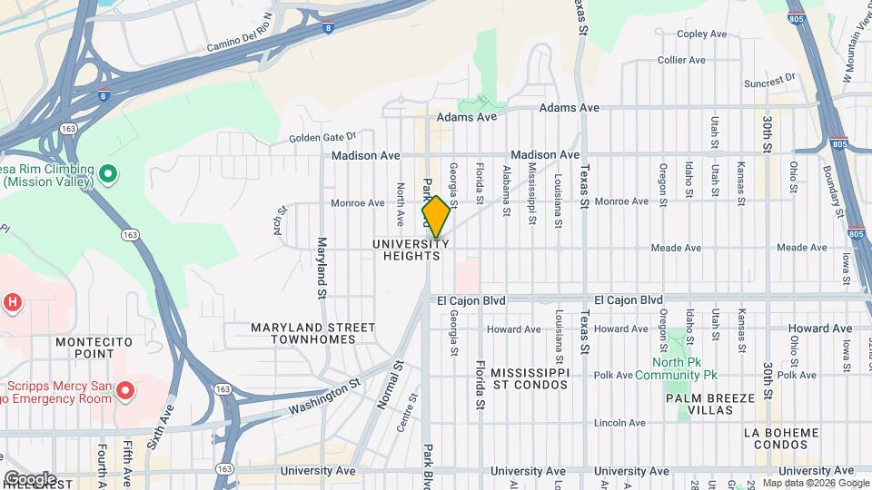 1802 Meade Ave Map and Location Details