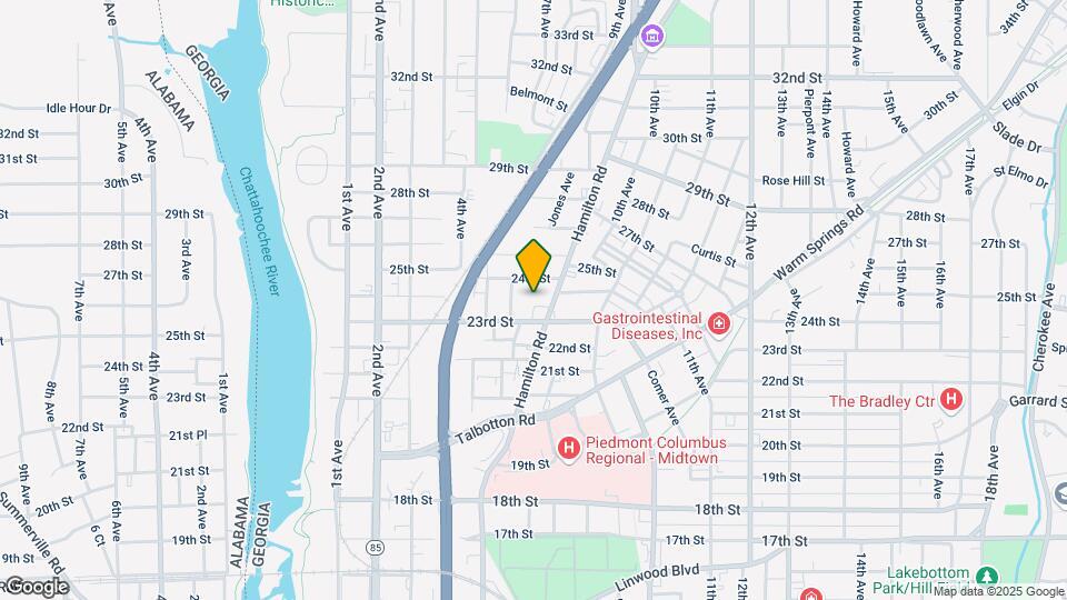 621 Hughes St Map and Location Details
