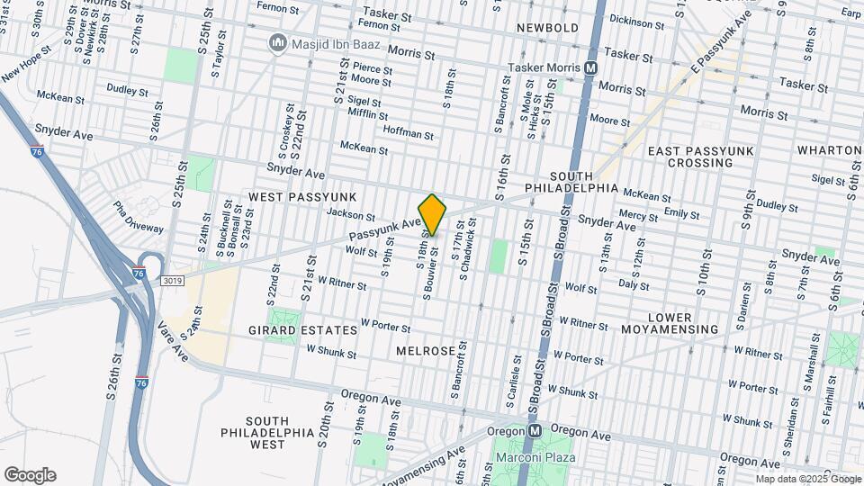 2214 S Bouvier St Mapa y Detalles de la Ubicación
