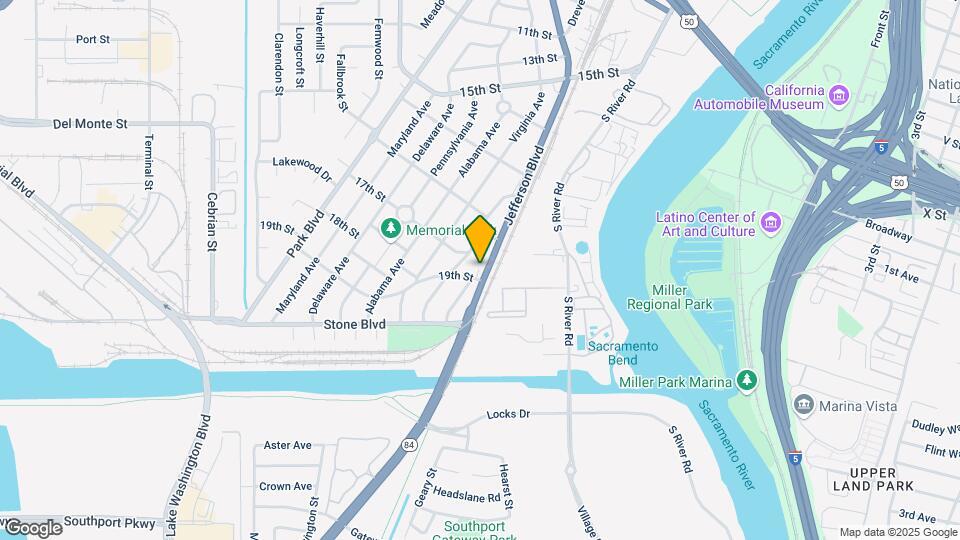 1730 Jefferson Blvd Mapa y Detalles de la Ubicación