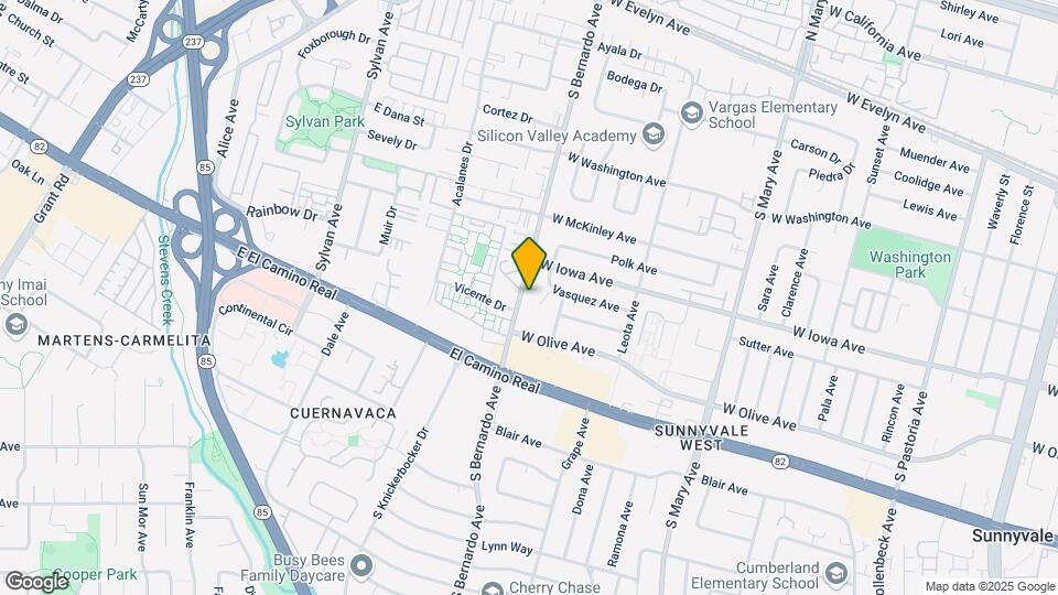 440 S Bernardo Ave Map and Location Details