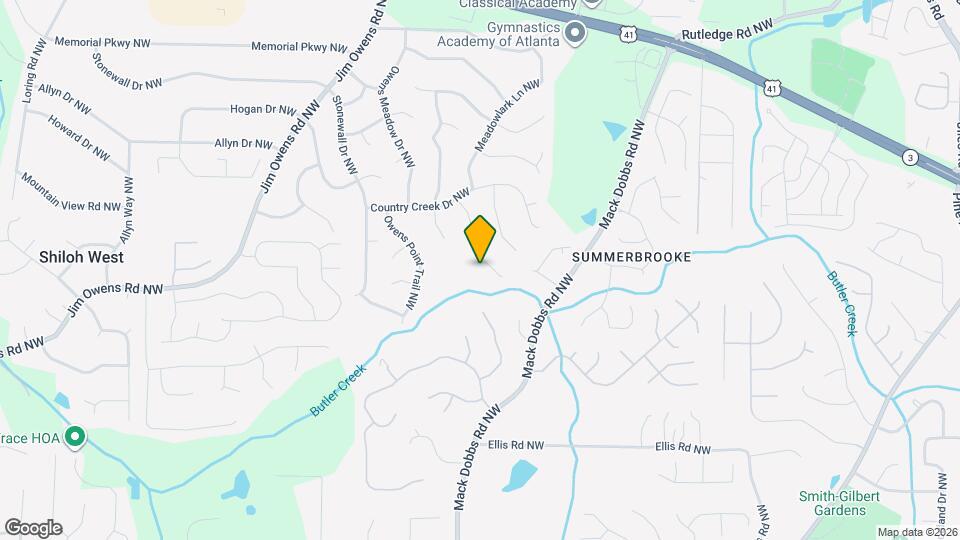 3519 Shelly Dr NW Map and Location Details