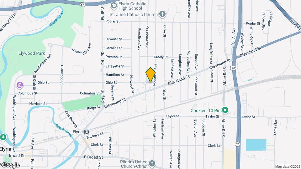 557 Ohio St, Unit Down Map and Location Details