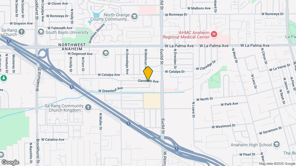 1738-1746 W Glenoaks Ave Map and Location Details