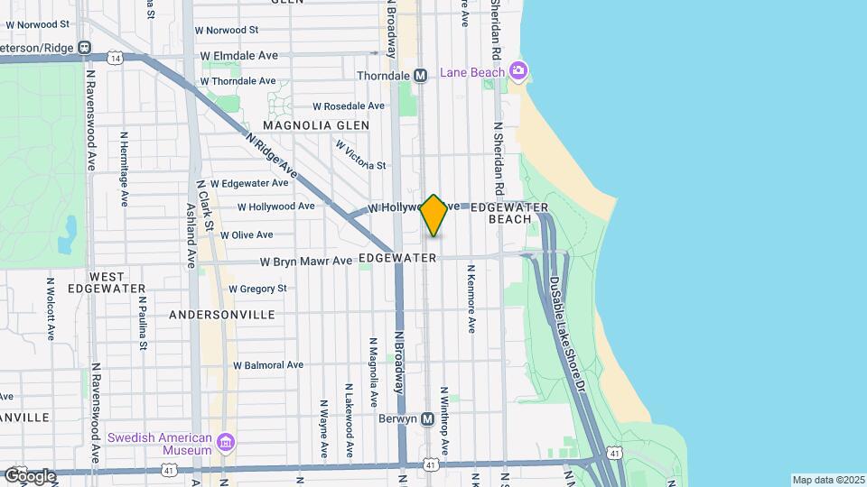 5616 N Winthrop Ave-Unit -2R Mapa y Detalles de la Ubicación