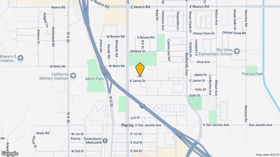 San Jacinto Vista 1 Apartments Map and Location Details