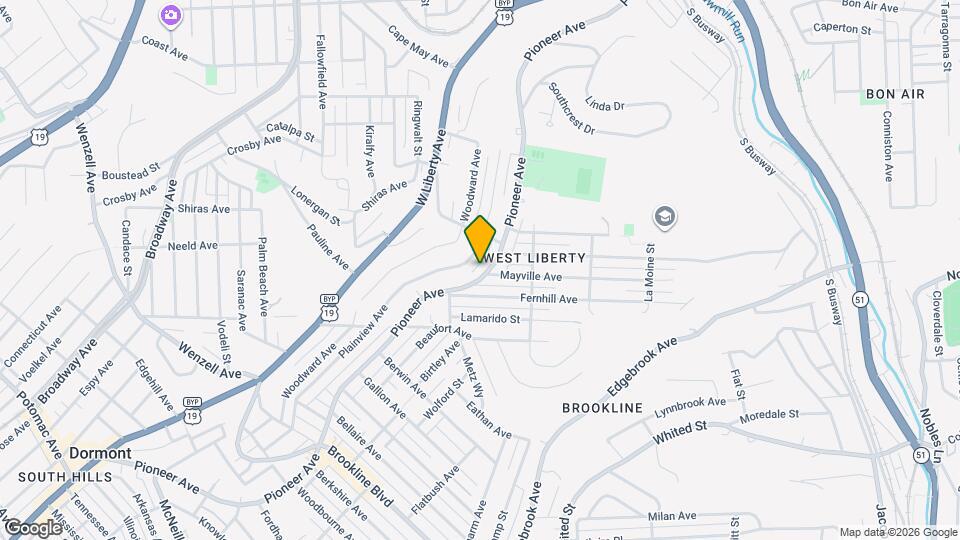 2030 Pioneer Ave Map and Location Details