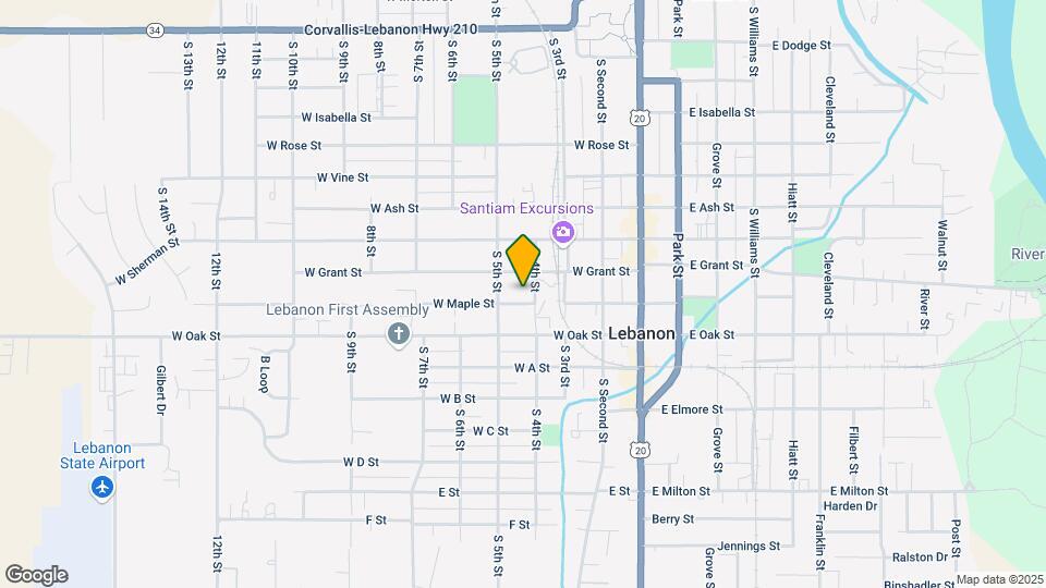 329 W Maple St Map and Location Details