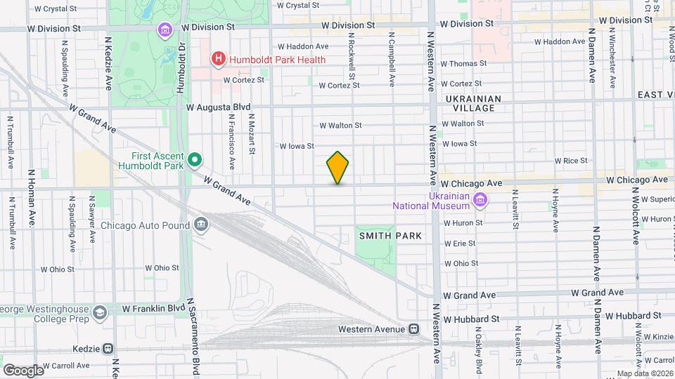 2625 W Chicago Ave Map and Location Details